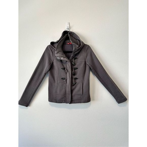 Esprit Gray Hooded Jacket - Picture 1 of 13